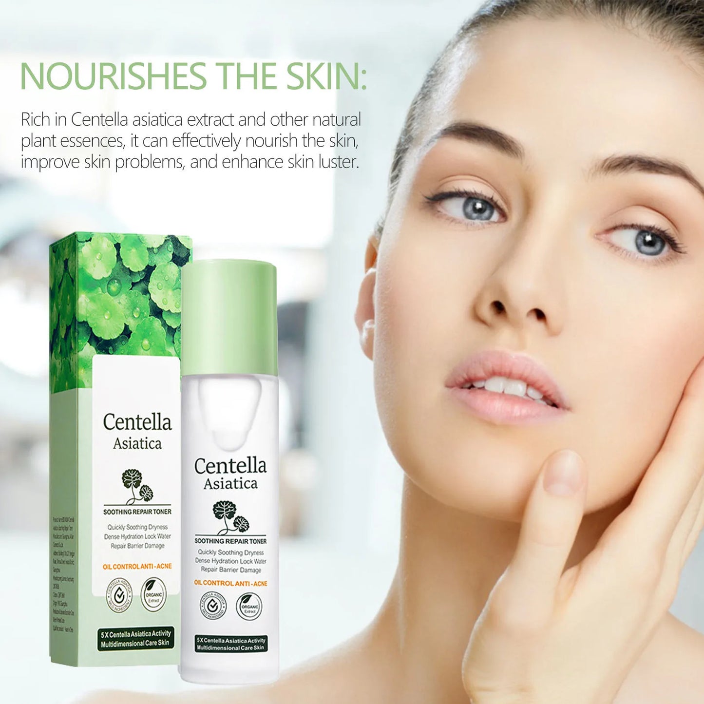Lumora Toner Soothing Face Anti-Aging Pore Control Hyaluronic Acid Lifting Facial Serum